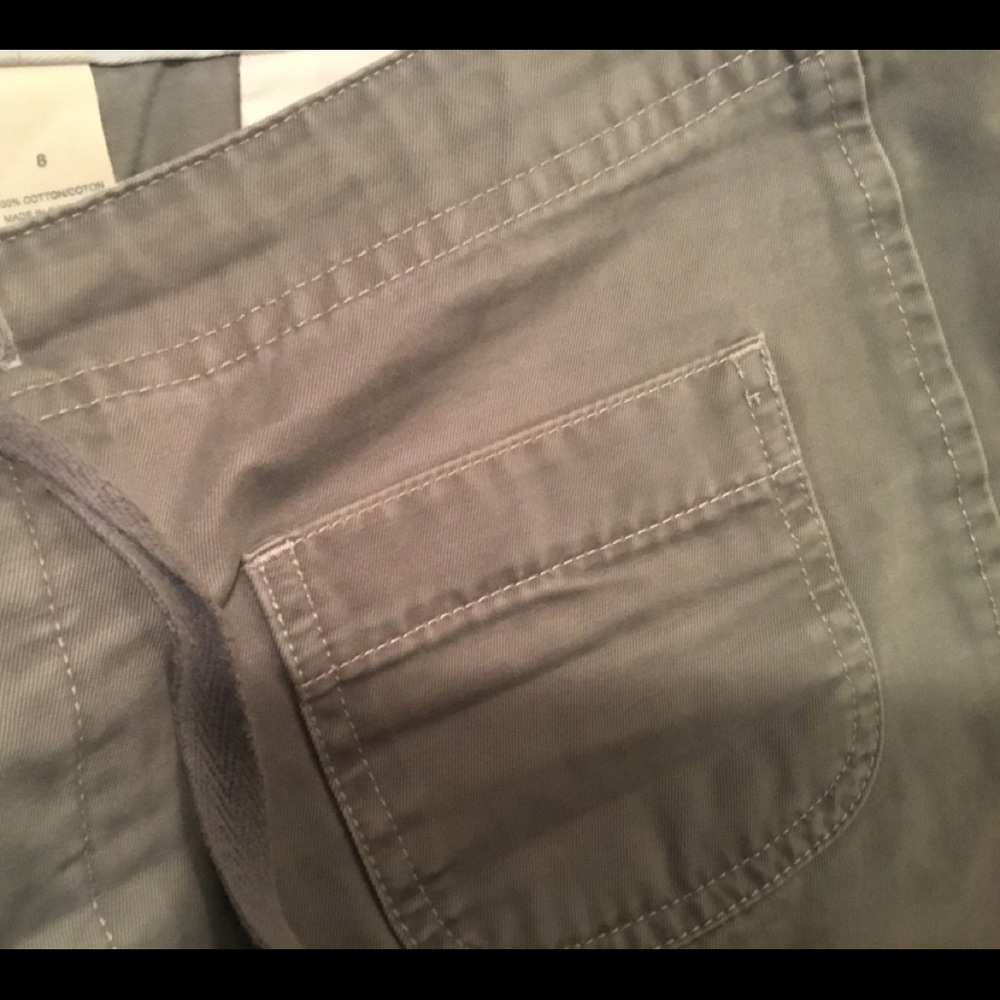 Soft Grey Button Down Fly Pants - image 2